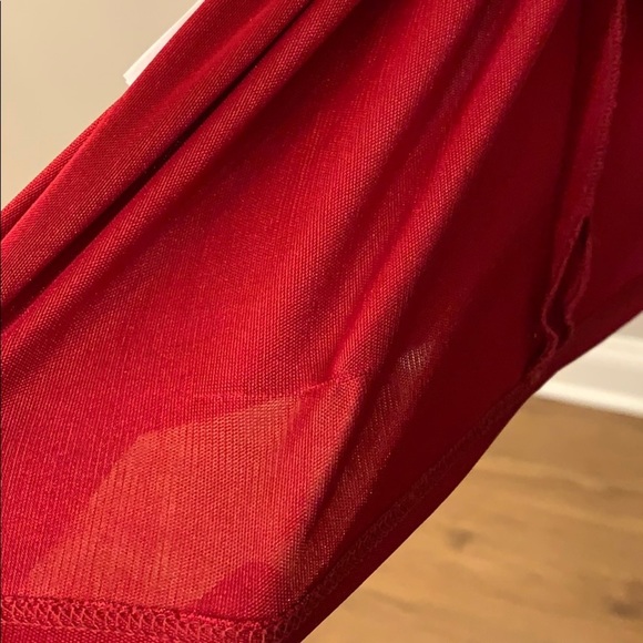 💕HP💕Laundry by Shelli Segal orange print halter dress - Picture 11 of 11